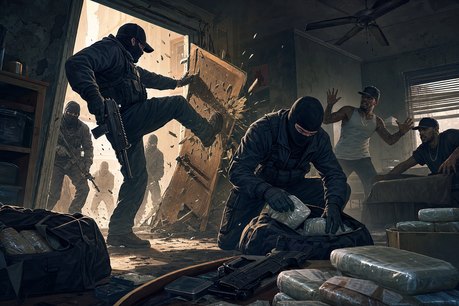 Drug Stash Raid